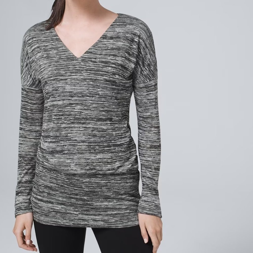 NWOT White House Black Market Knit Tunic XSP